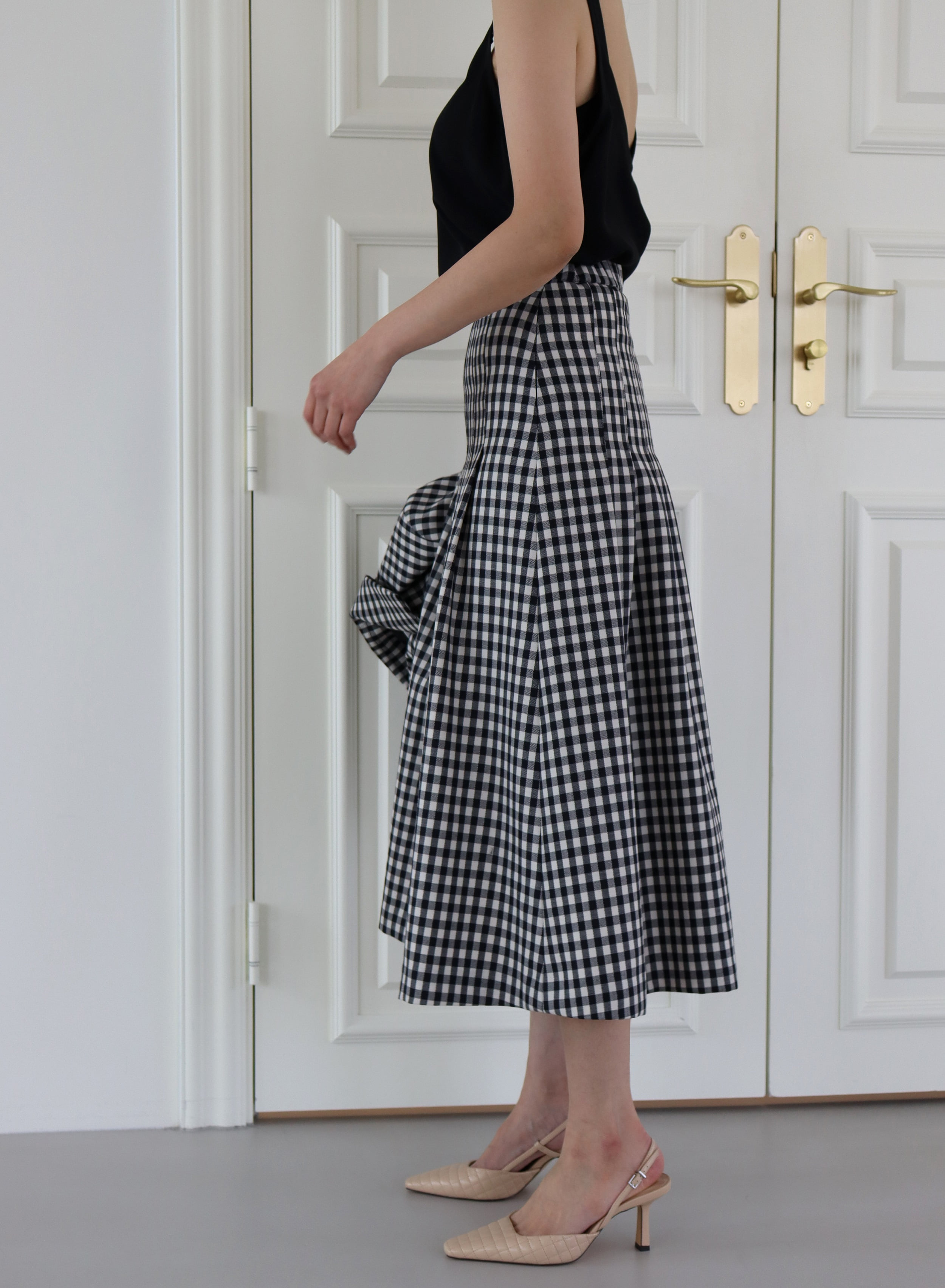 [SPRING SALE 10% OFF] PLEATS FLARE SKIRT